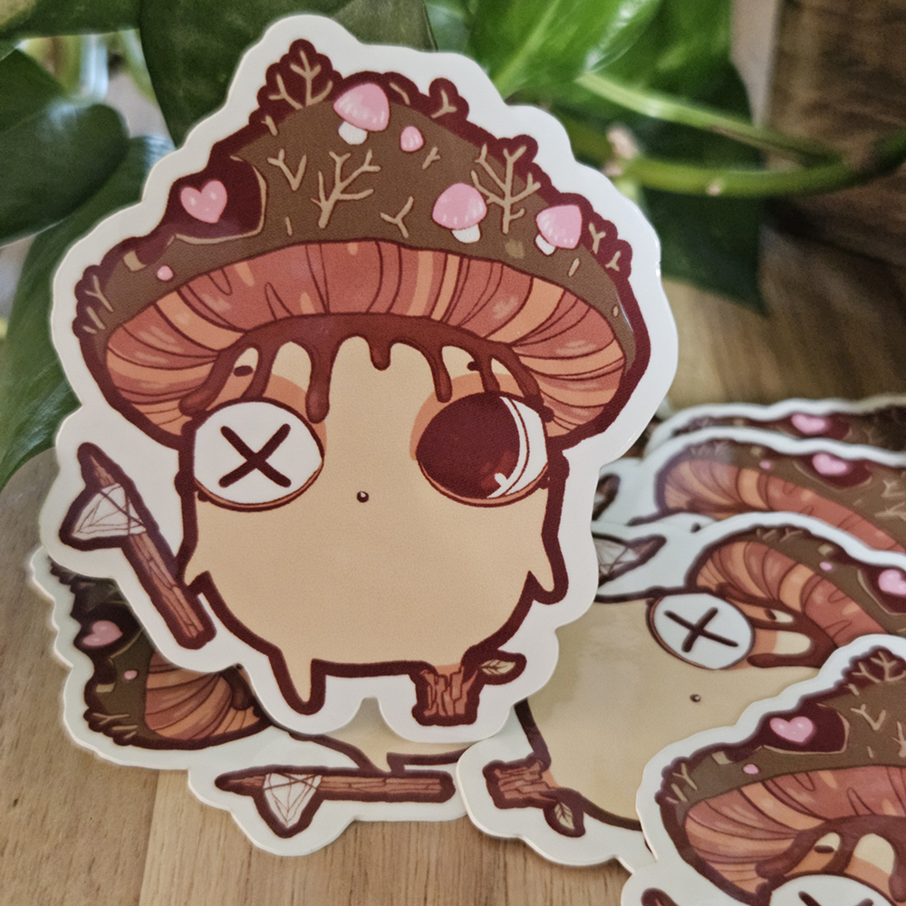Vinylklistermärke "Forest Mushroom"