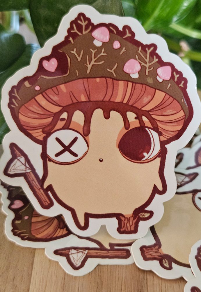 Vinylklistermärke "Forest Mushroom"